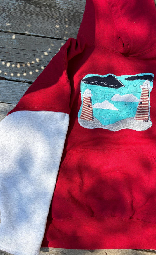 Rockport MA Reworked Hoodie