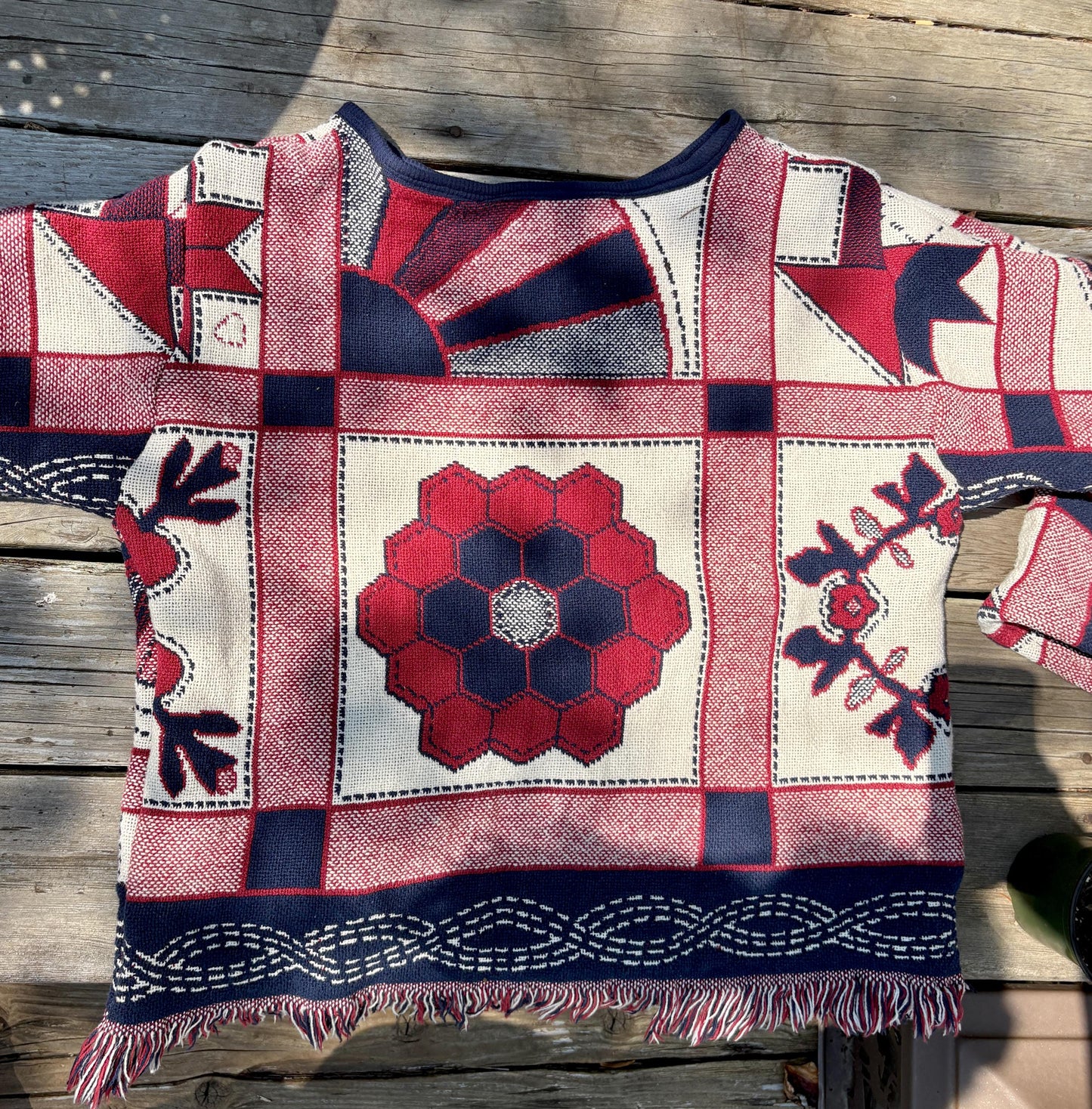 Upcycled Blanket Crewneck