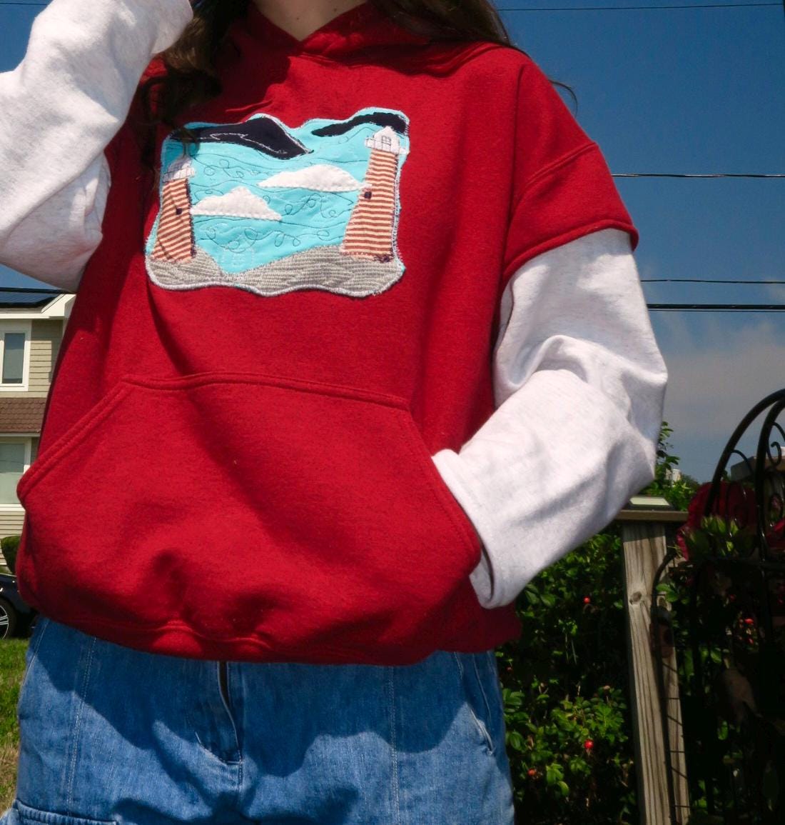 Rockport MA Reworked Hoodie